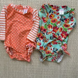 Ruffle Butts 6-12m swim bundle